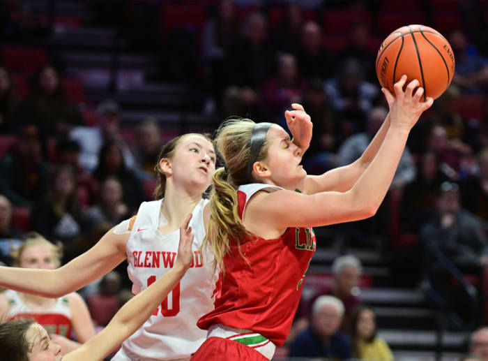 Lincoln Chatham Glenwood Illinois 3A girls basketball championship March 2 2024 Tim Vizer 26346
